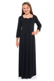 TAYLOR (Style #120Y) - Sweetheart Neckline, 3/4 Sleeve Dress -Youth