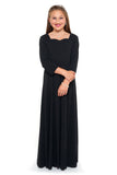 TAYLOR (Style #120Y) - Sweetheart Neckline, 3/4 Sleeve Dress -Youth