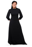 NEW! LORELEI (Style #139) - Ruffle Neck, Gathered 3/4 Sleeve Gown