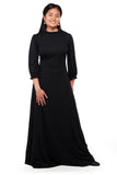 NEW! LORELEI (Style #139) - Ruffle Neck, Gathered 3/4 Sleeve Gown