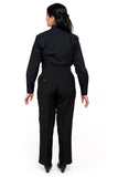 VINCENT (Style #6701L) - Ladies Black Shirt With Dress Trousers Package