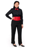 RYAN (Style #6712L) - Ladies Black Shirt Ensemble Package