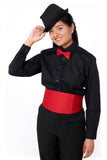 MORGAN (Style #6713L) - Ladies Black Shirt Ensemble Package