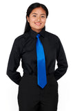 751L - Ladies Black Laydown Collar Non-Pleated Dress Shirt  *$15 Flash Sale ends 9/30/24!