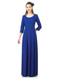 NATALIE (Style #125) - Scoop Neckline 3/4 Sleeve Dress