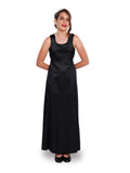 PENELOPE (Style #200Y) - Scoop Neck, Sleeveless Satin Dress - Youth