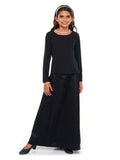 ROSALENA (Style #3220Y) - Satin Floor Length Skirt - Youth