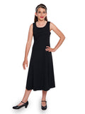 HANNAH (Style #400Y) - Scoop Neck Sleeveless Swing Dress-Youth