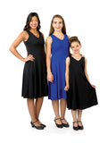 LIBBY (Style #401Y) - V-Neck Sleeveless Show Choir Dress-Youth