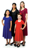 VALENTINA (Style #403) - Sweetheart Neck Short Sleeve Show Choir Dress