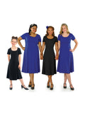 COURTNEY (Style #405) - Scoop Neck Short Sleeve Show Choir Dress