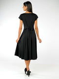 PARIS (Style #433) - Cowl Neck Cap Sleeve Show Choir Dress