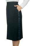 6201 - Ladies Below the Knee Tuxedo Skirt