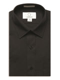 751 - Black Laydown Collar Non-Pleated Dress Shirt  *$15 Flash Sale ends 9/30/24!