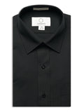 751-B - Black Laydown Collar Non-Pleated Dress Shirt - Boys *$15 Flash Sale ends 9/30/24!